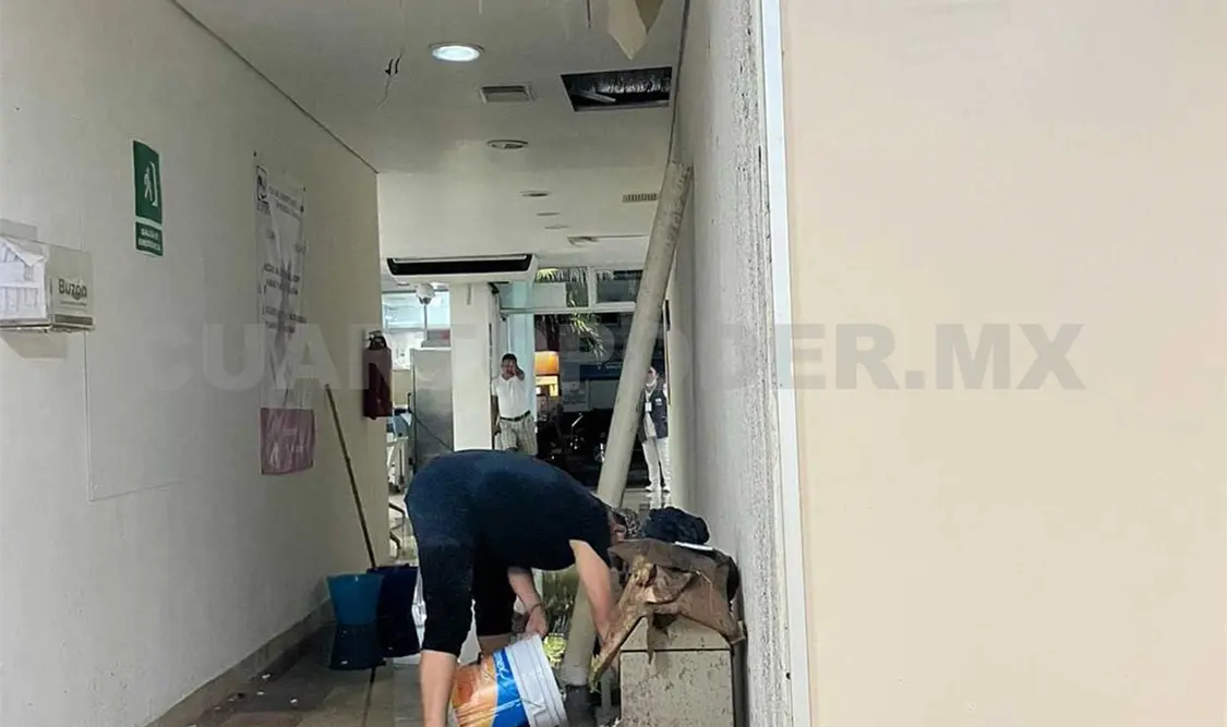 Clínica del ISSSTE, una coladera