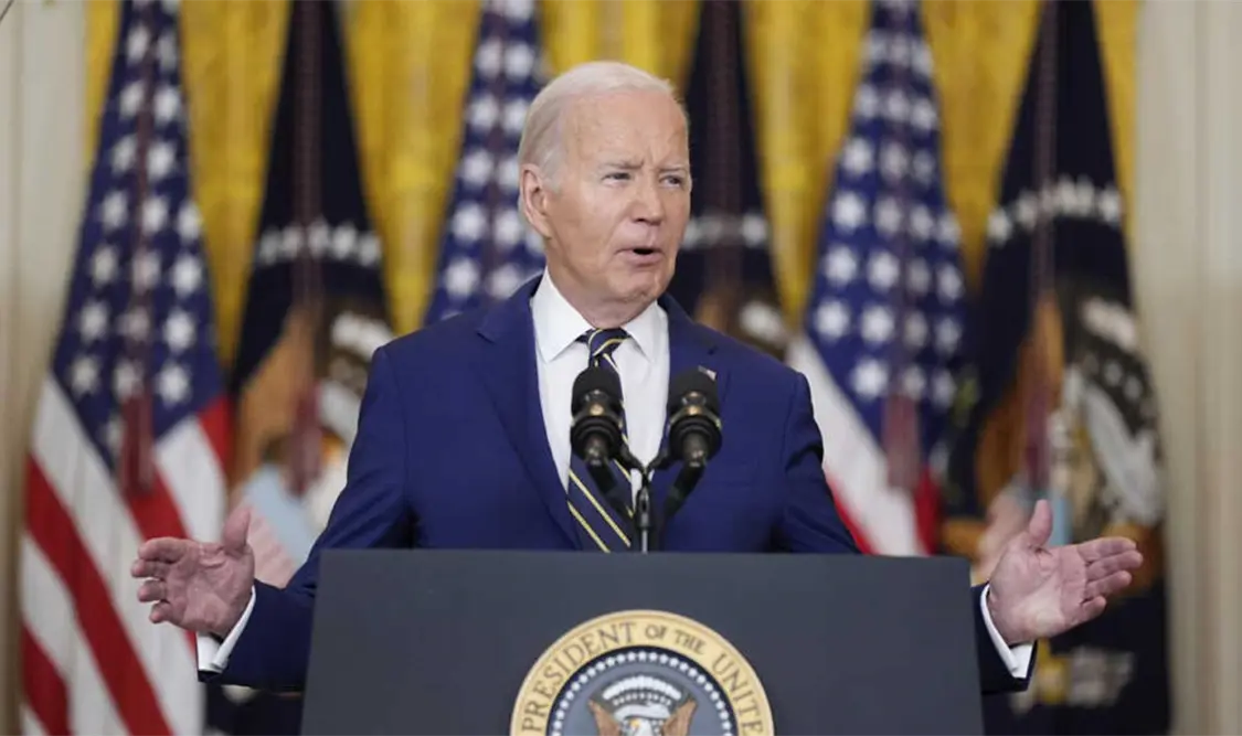 Protestan contra las políticas de Joe Biden. Cortesía