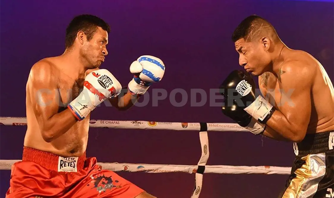 La pelea estelar es clasificatoria en peso wélter por el Campeonato Estatal Romeo “Lacandón” Anaya. Cortesía