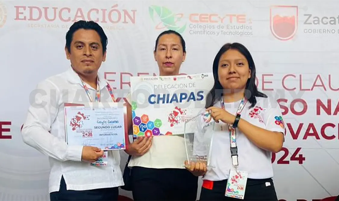 Alumna del CECyTE gana 2º lugar en concurso nacional
