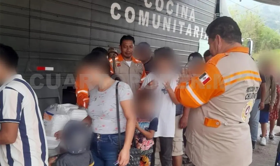 Mantienen atención a desplazados de Tila