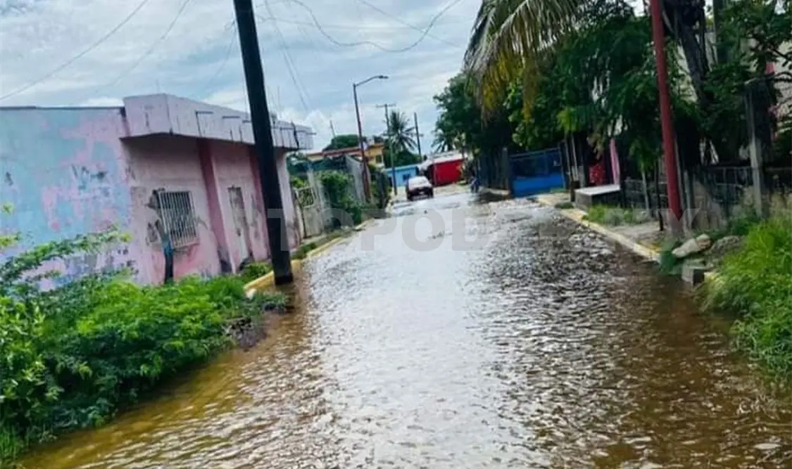 Tromba provoca inundaciones en pesquerías