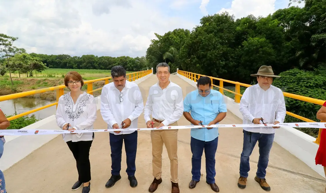 Inaugura REC construcción del Puente “Las Morenas”