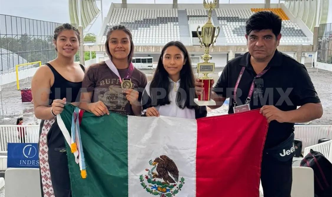 Chiapanecas brillan por México en El Salvador