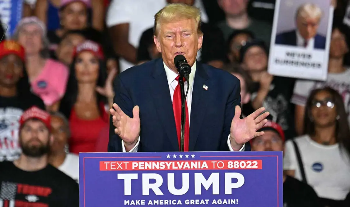 El próximo jueves, Trump se enfrentará en un debate televisado a su rival demócrata, el presidente Joe Biden. Cortesía