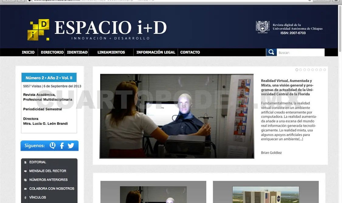 Obtiene revista digital nuevo reconocimiento