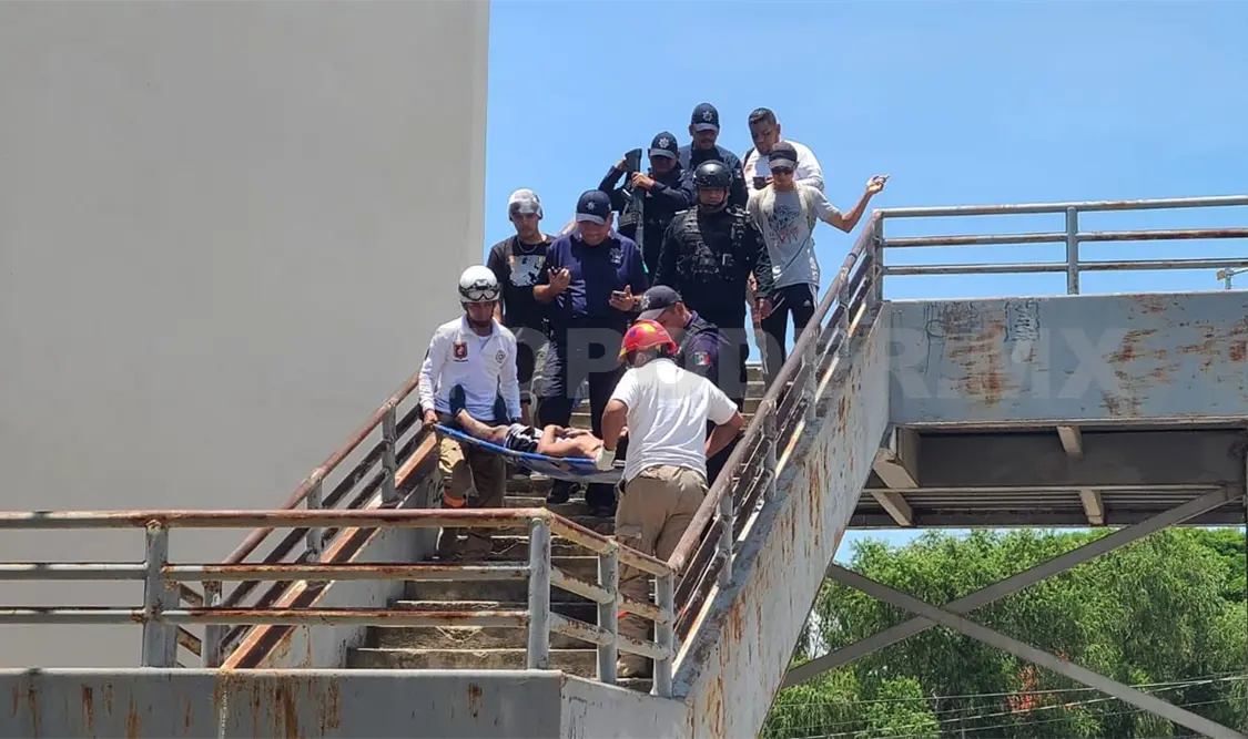 Practicaba parkour en libramiento Norte y se electrocuta