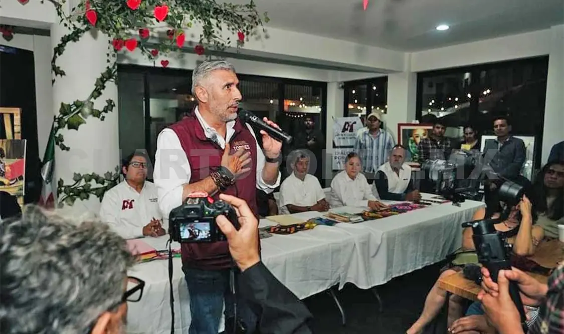 Ángel Torres será aliado de los artistas tuxtlecos