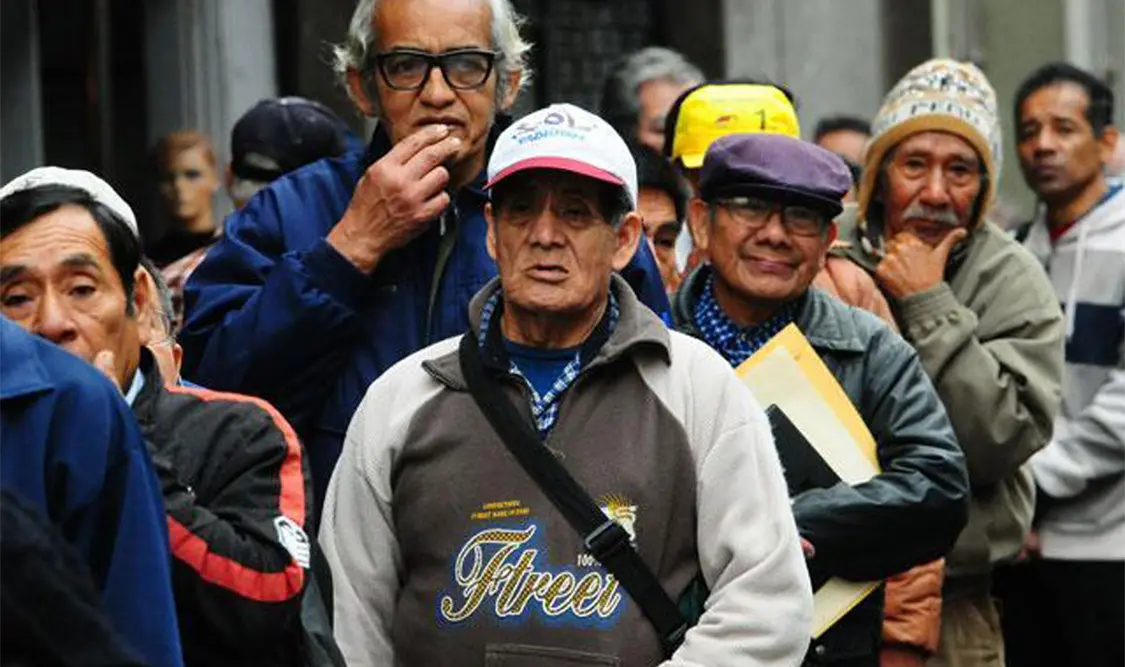 74 mil trabajadores se jubilaron con 7 mil pesos
