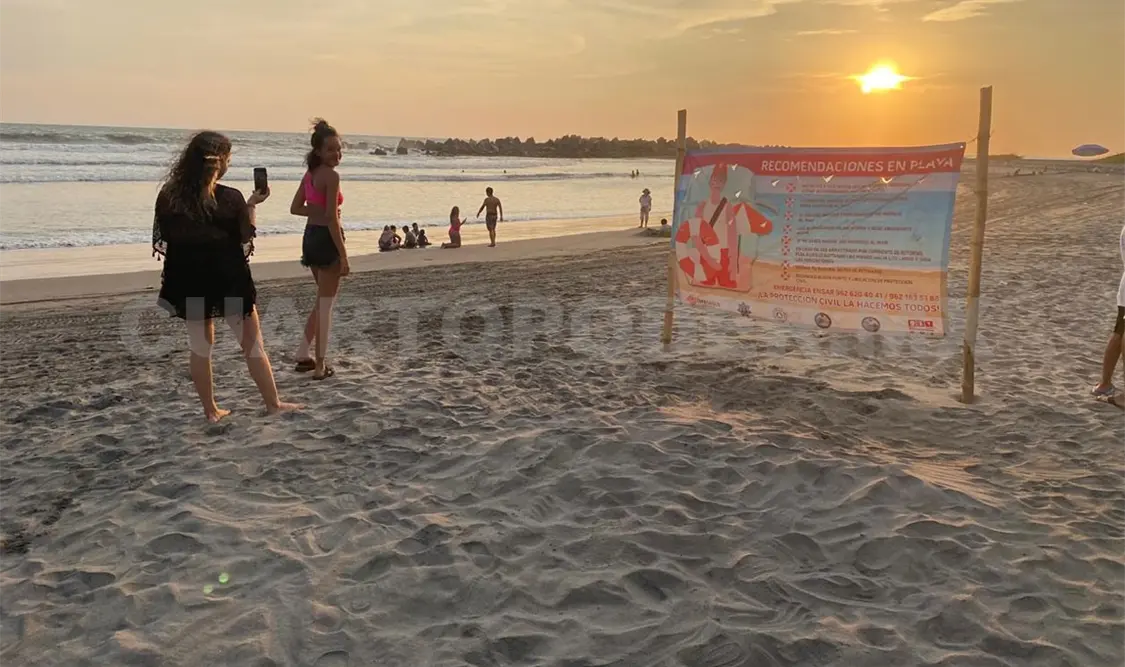 Se registra mar de fondo en las costas