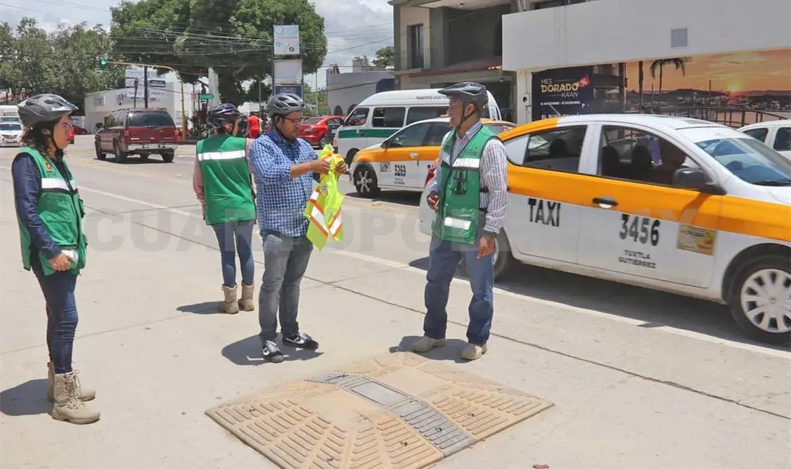 El carril compartido promueve la seguridad vial. CP