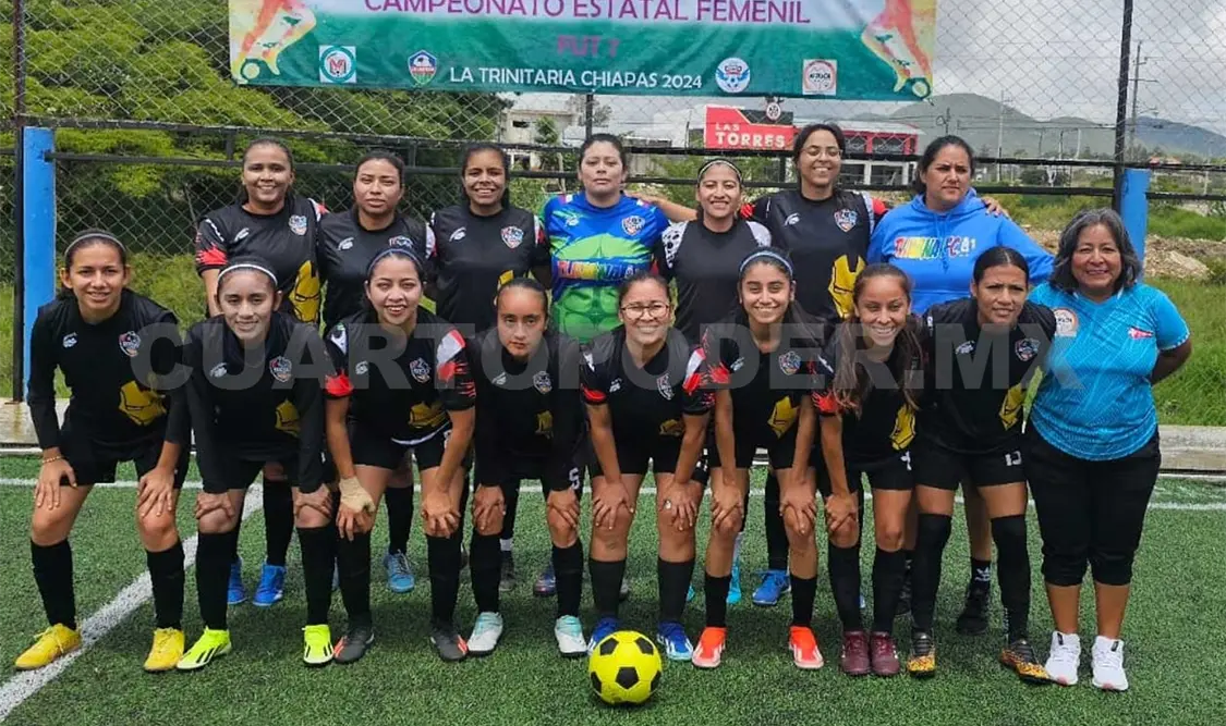 El conjunto tuxtleco de Tijuana FC se llevó la victoria sobre el cuadro local de Trinitaria FC. Cortesía