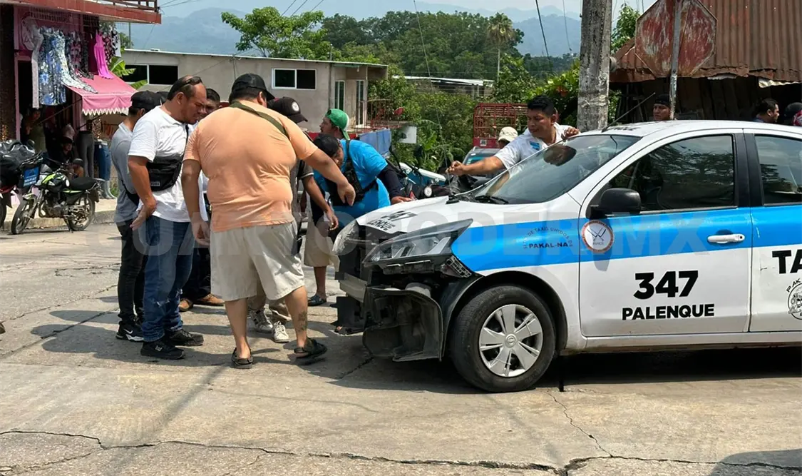 Provoca accidente y deja a una persona con lesiones