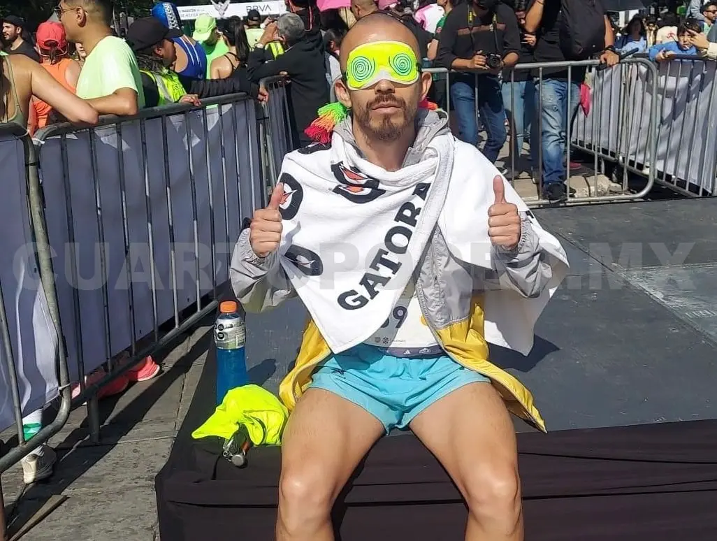 Paraatleta sube al podium de la Ciudad de México