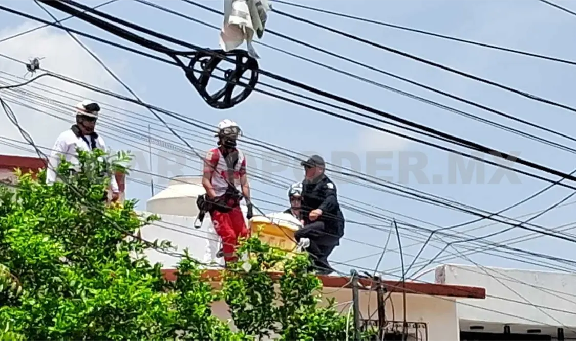 Sufre una descarga eléctrica cuando impermeabilizaba