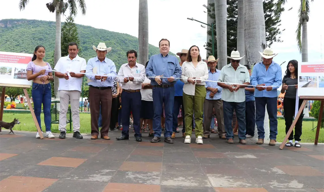 Mariano Rosales entrega parque en Ignacio Zaragoza
