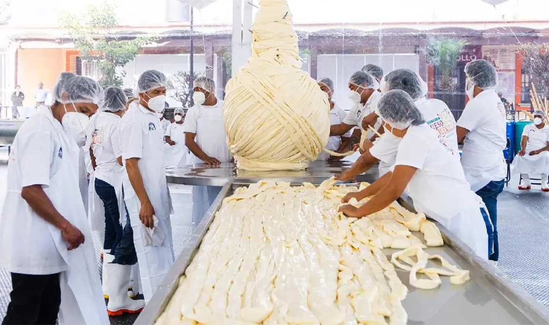 Así luce el quesillo más grande del mundo