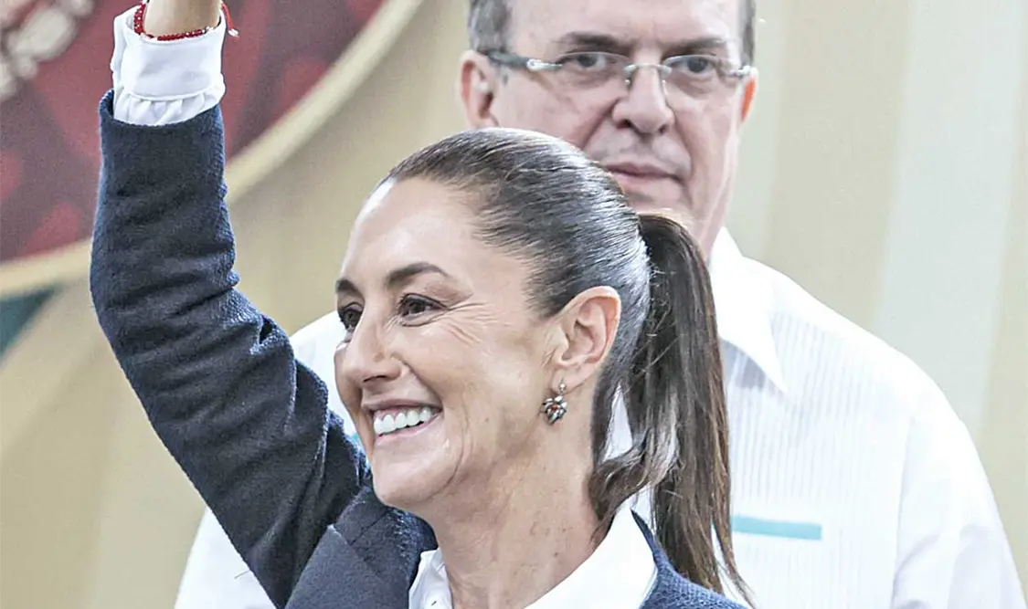 Vamos a traer el tren México-San Luis Potosí-Nuevo Laredo, informó la presidenta electa. Cortesía