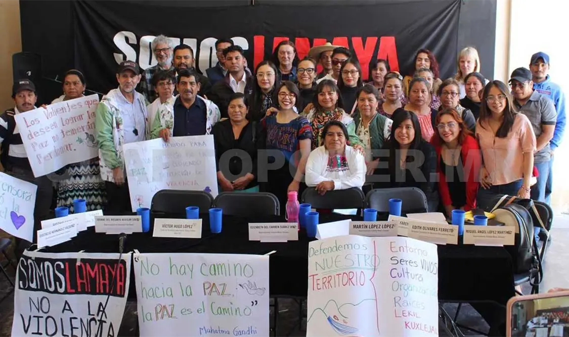Otros Mundos felicitó la resistencia de la colonia. Daniel Díaz / CP