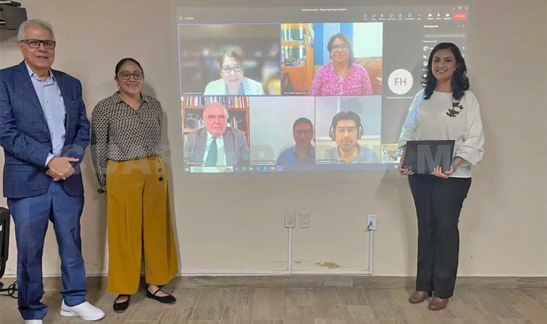 La investigadora obtuvo el grado de maestra con esta investigación realizada en la entidad. Cortesía