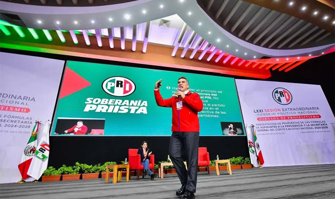 Alito anunció además, que el PRI estará firme en la defensa de los organismos autónomos y del Poder Judicial. Cortesía