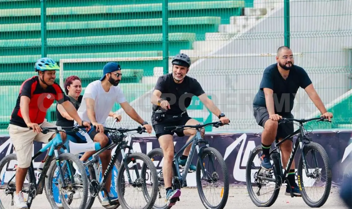 Ángel Torres es un promotor de distintas actividades deportivas como el ciclismo. Cortesía