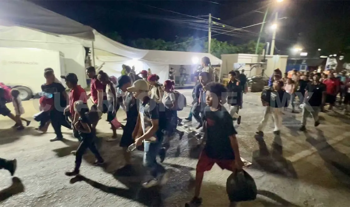 Parte caravana con rumbo a Cintalapa