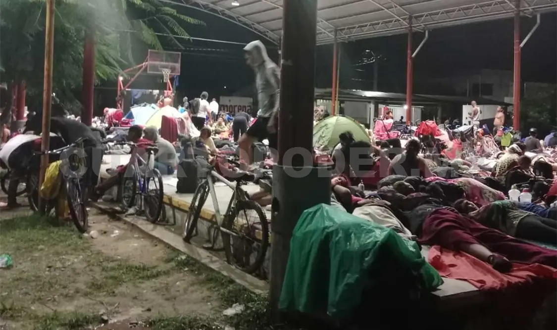 Caravanas migrantes continúa avanzando