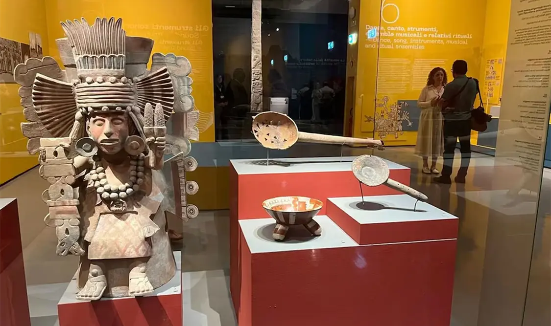 El sonido prehispánico viaja a Italia