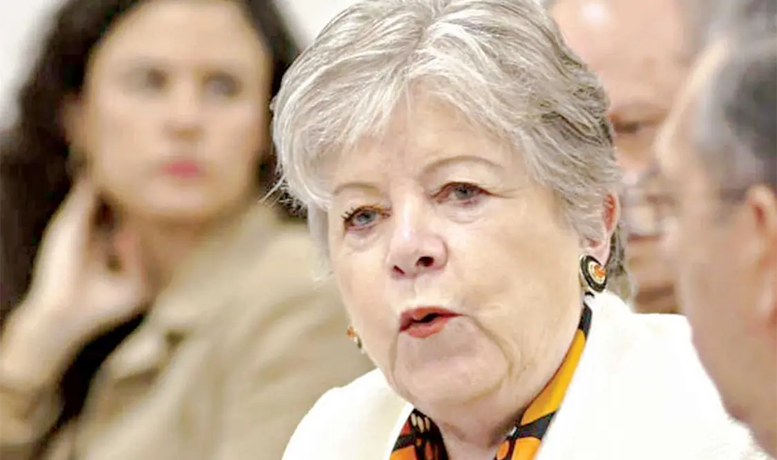 Alicia Bárcena participó en la reunión del Gabinete de Seguridad de este viernes 2 de agosto, en Palacio Nacional. El Universal