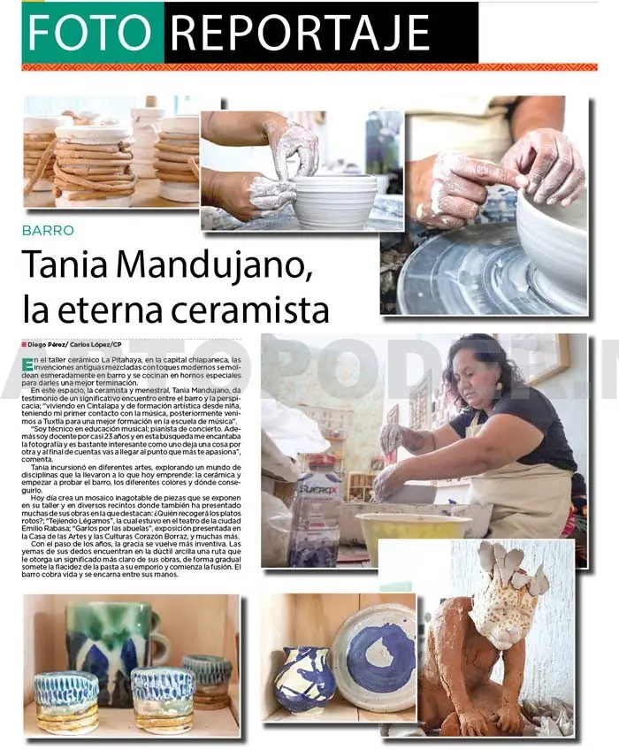 Tania Mandujano, la eterna ceramista