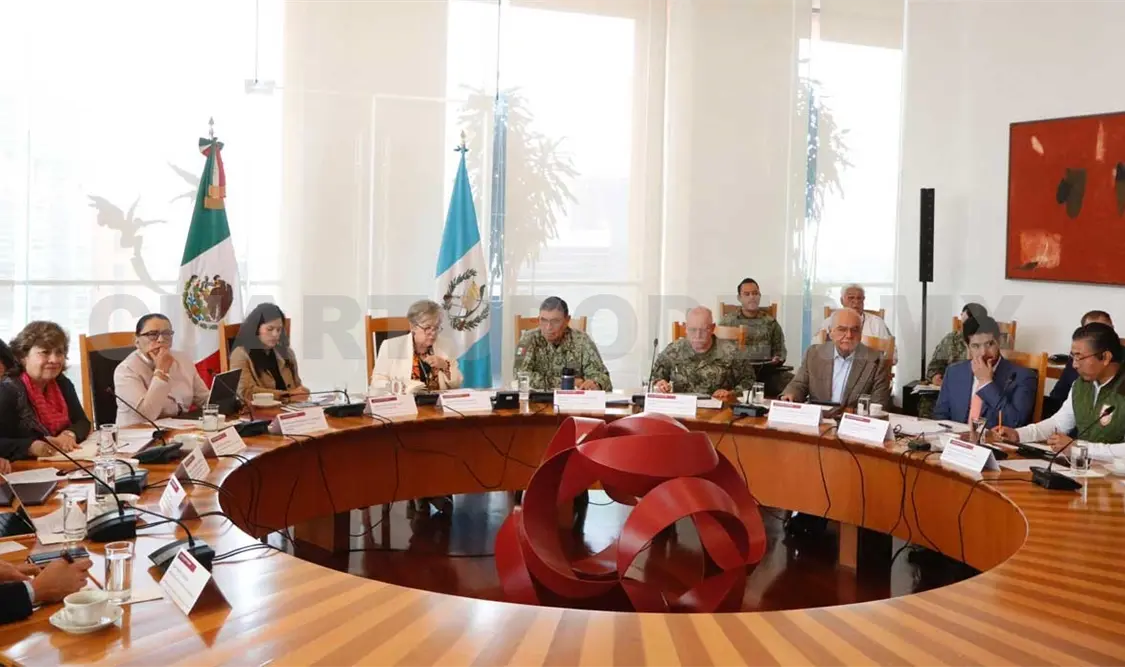 La reunión en México fue encabezada por la titular de Relaciones Exteriores, Alicia Bárcena. Cortesía