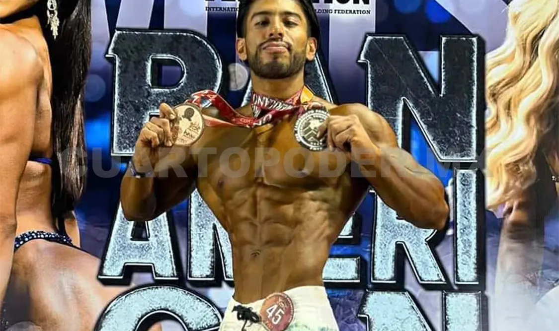 Gran actuación en el Campeonato Panamericano de Fisicoconstructivismo y Fitness 2024. Cortesía