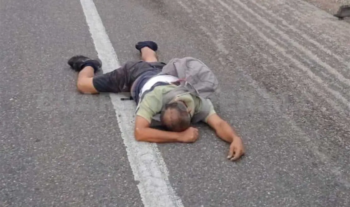 El peatón sufrió graves heridas en las extremidades y pereció. Ulises Villalobos / CP