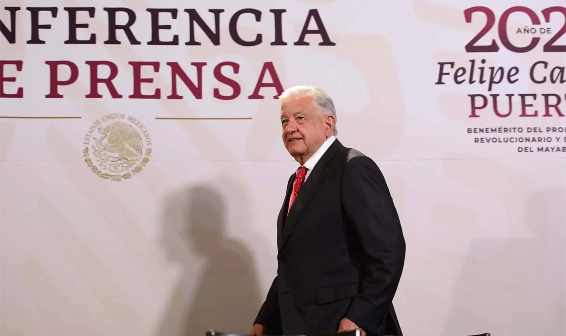 López Obrador afirmó que aún tienen un margen de protección ante incremento del dólar. Cortesía