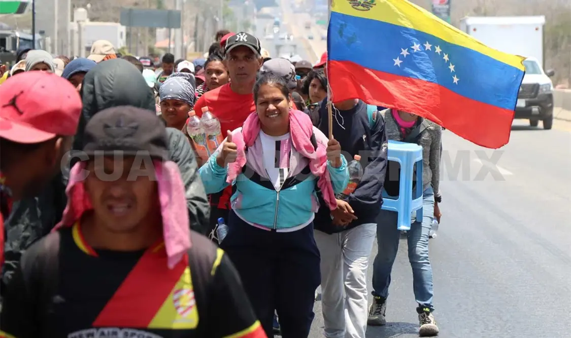 Las organizaciones visibilizaron su acompañamiento para la integración de personas venezolanas en situación de movilidad. Diego Pérez / CP