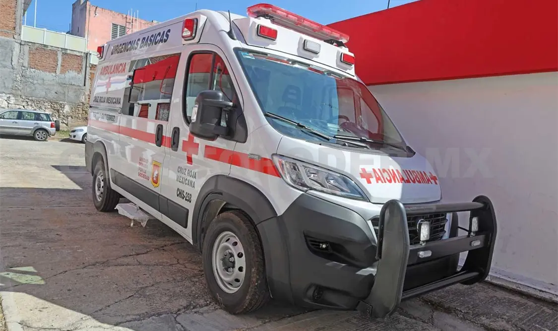La Cruz Roja Mexicana cuenta con personal capacitado y equipo para atender casos de emergencia. José Ortega / CP