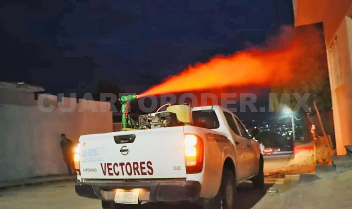 Las acciones de fumigación se han realizado como parte de las labores preventivas. CP