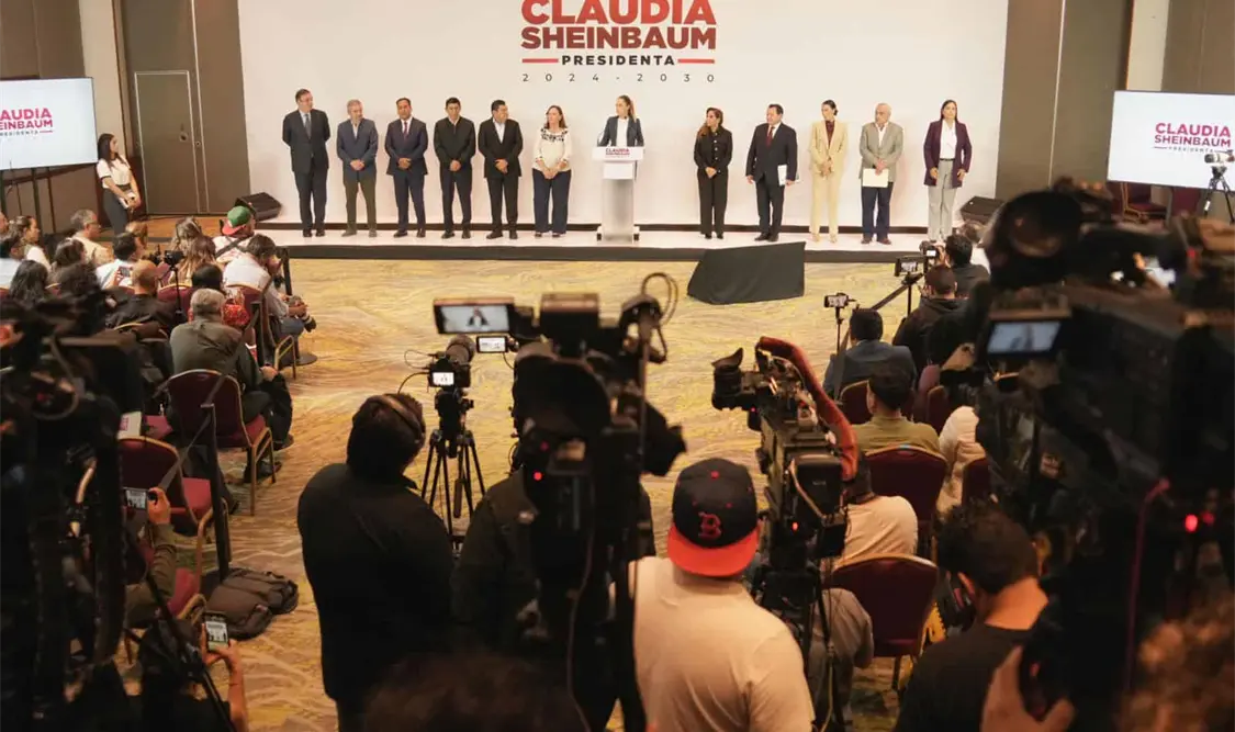 Las y los gobernadores actuales, así como electos, estuvieron presentes en la reunión con Sheinbaum. Cortesía