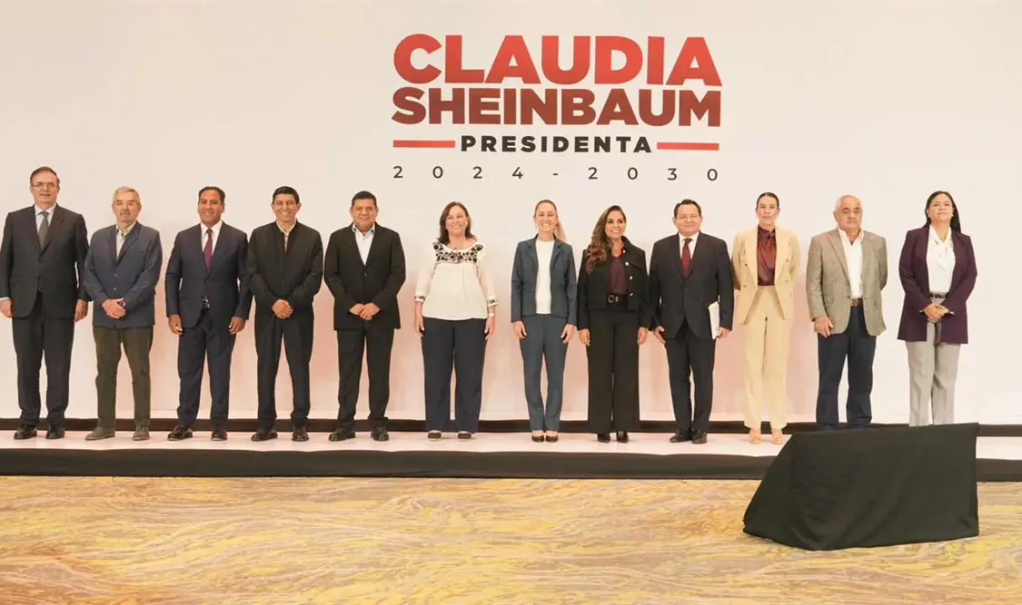 Las y los gobernadores actuales, así como electos, estuvieron presentes en la reunión con Sheinbaum. Cortesía