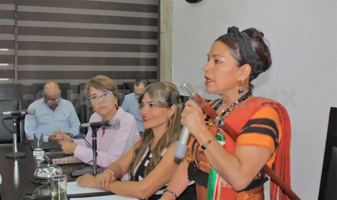 La diputada destacó que en Chiapas un millón 459 mil 648 habitantes hablan una lengua indígena. CP