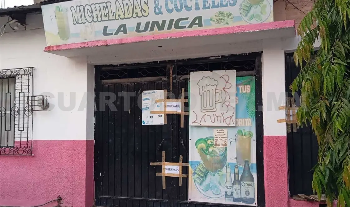 Luis Enrique “N” se encontraba en la barra del bar cuando un sujeto se acercó y lo mató. Víctor Sánchez / CP