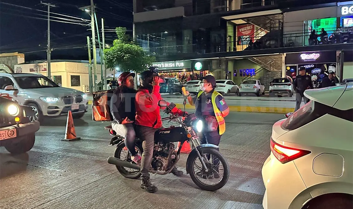 Mantiene policía municipal operativo alcoholímetro