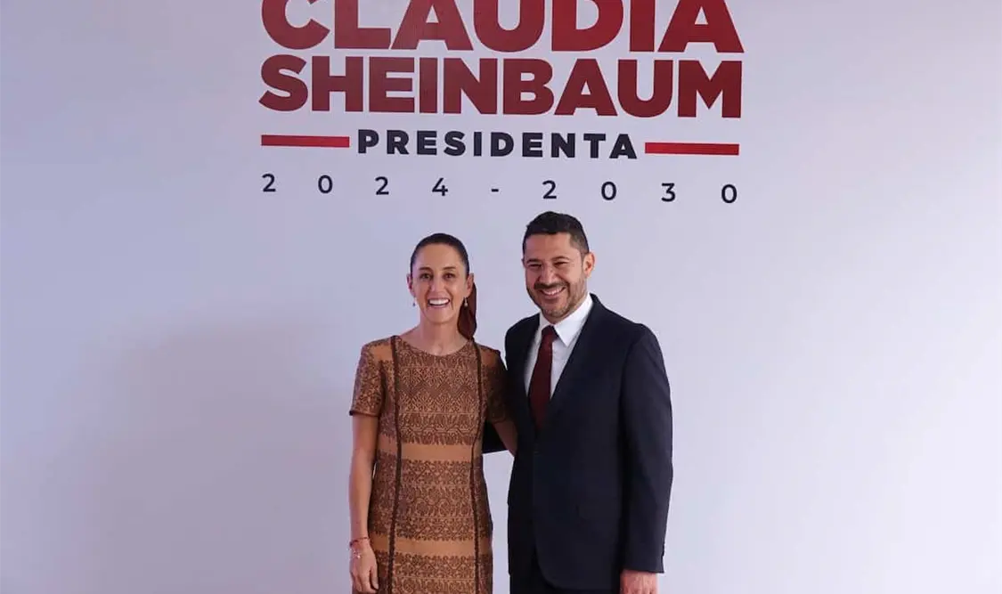 Nos tenemos mucha confianza, trabajamos desde hace mucho tiempo juntos, dijo Claudia sobre Marti Batres. Cortesía