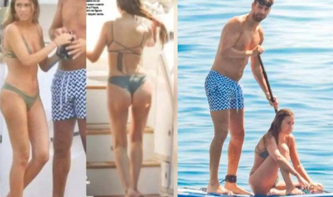 Piqué y Clara disfrutan el verano