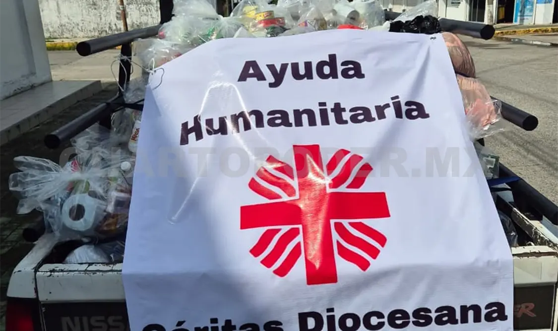 Envían víveres a pobladores de la Sierra