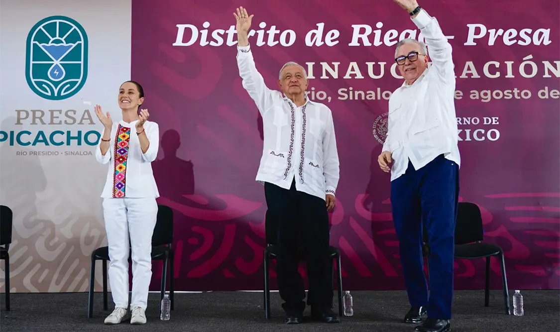 Reafirma AMLO respaldo total a Sheinbaum