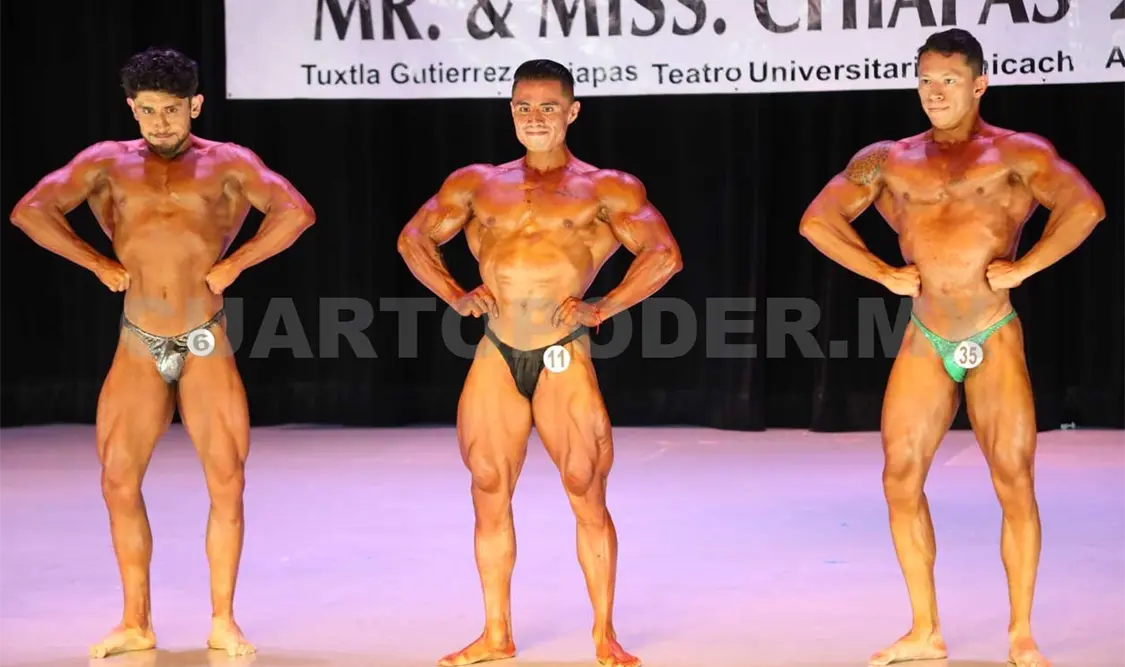 Fortaleza y perfección en el Mister Chiapas