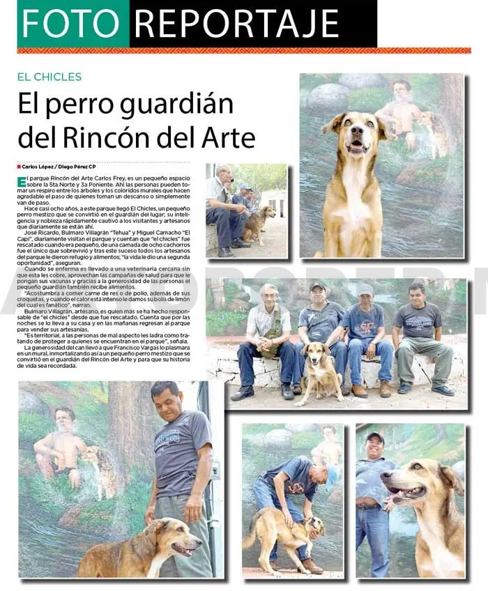 El perro guardián del Rincón del Arte