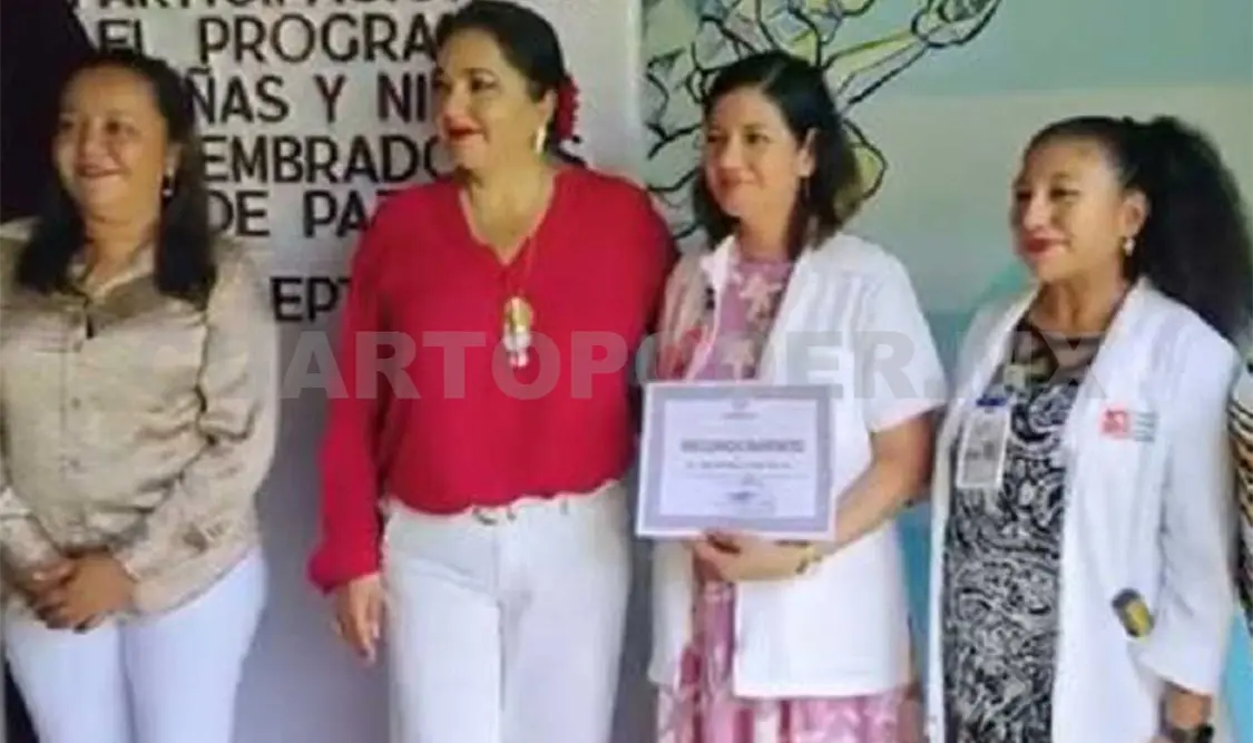 La entrega del reconocimiento estuvo a cargo del ayuntamiento de Tapachula. CP